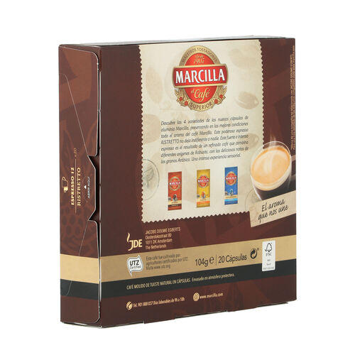 Caf&eacute; MARCILLA ristroto 20 c&aacute;psulas image number