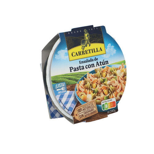 ENSALADA DE PASTA CON ATUN CARRETILLA 240g image number