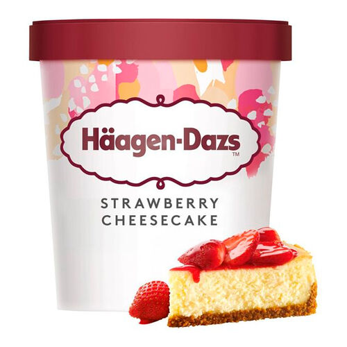 HELADO HAAGEN DAZS STRAWBERRY CHESECAKE 460ml image number