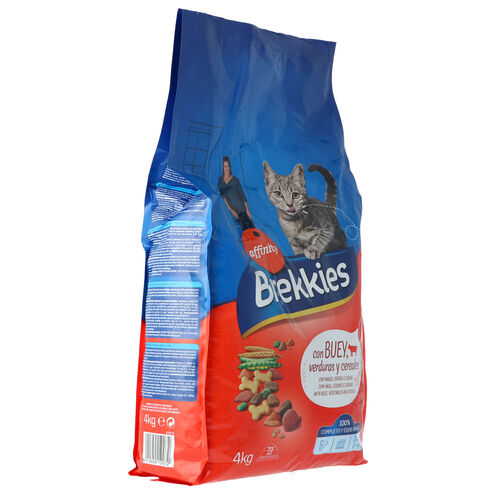PIENSO PARA GATO CON BUEY BREKKIES 3,5kg image number