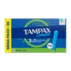 Tampones Super Compak TAMPAX 36uds
