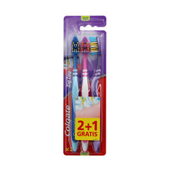CEPILLO DENTAL COLGATE ZIZ-ZAG MEDIO PACK 3