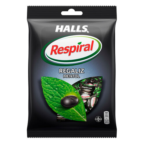 Caramelos RESPIRAL regaliz HALLS 150g image number