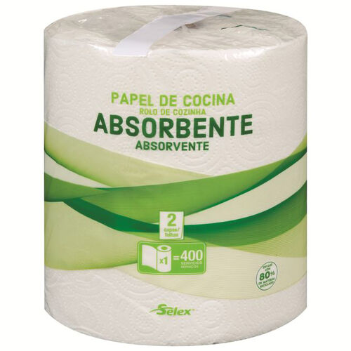 Rollo de papel de cocina absorbente SELEX 90m image number