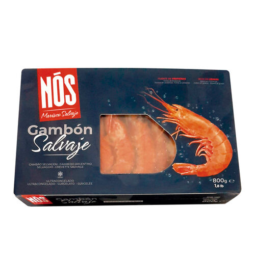 Gamb&oacute;n salvaje congelado 14/22 N&Oacute;S 800g image number