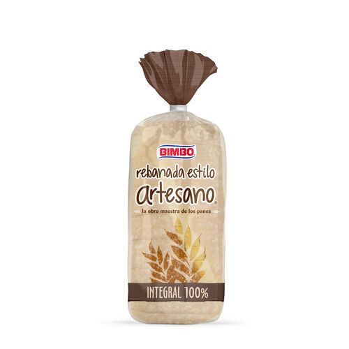 PAN DE MOLDE REBANADA ESTILO ARTESANO INTEGRAL BIMBO 500g image number