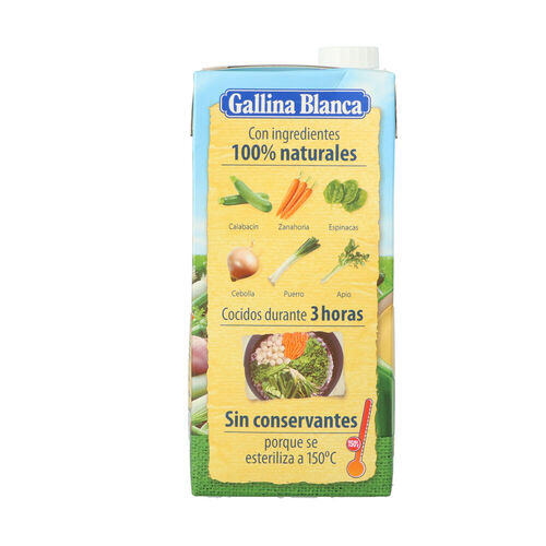 CALDO DE VERDURAS GALLINA BLANCA 1L image number