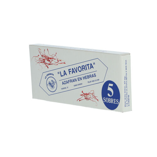 AZAFRAN LA FAVORITA CAJA 5 SOBRES image number