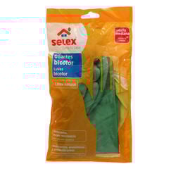Guantes SELEX bicolor Talla peque&ntilde;a mediana