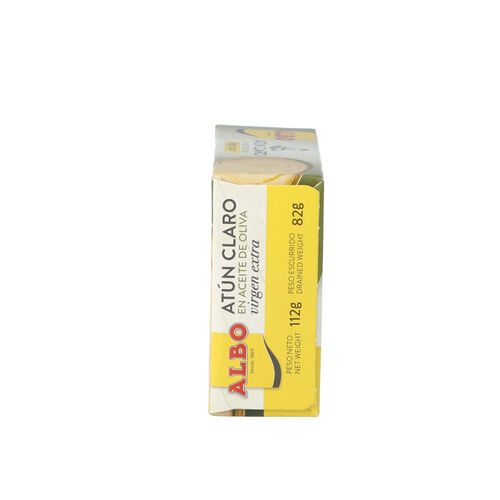 At&uacute;n claro en aceite de oliva Virgen Extra ALBO 112g image number