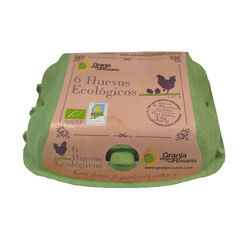 Huevos ecol&oacute;gicos 'l/m' GRANJA VIRGEN DEL ROSARIO 6uds