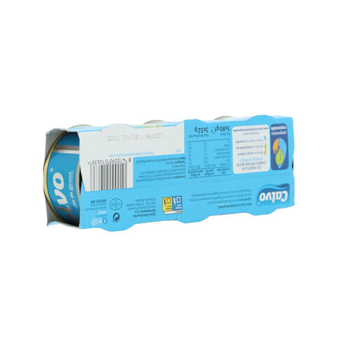 At&uacute;n claro en aceite de girasol CALVO 3x65g image number