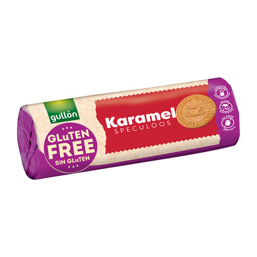 Galletas Karamel Speculoos sin gluten GULL&Oacute;N 175g image number