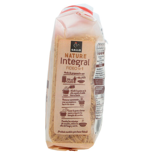 FIDEO INTEGRAL GALLO Nº1 400g image number
