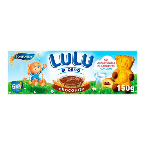 Bizcochito de chocolate el osito Lulu FONTANEDA 150g image number
