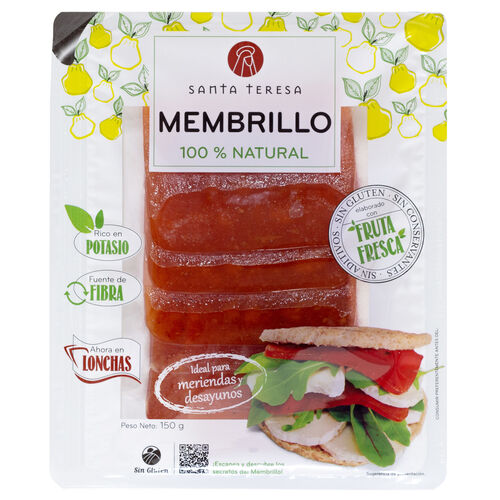 MEMBRILLO SANTA TERESA LONCHAS 150g image number