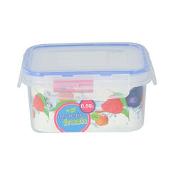 Tupper transparente con tapa 500ml