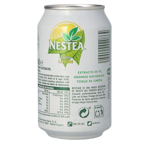 Refresco t&eacute; NESTEA sin azucar lata 33cl image number