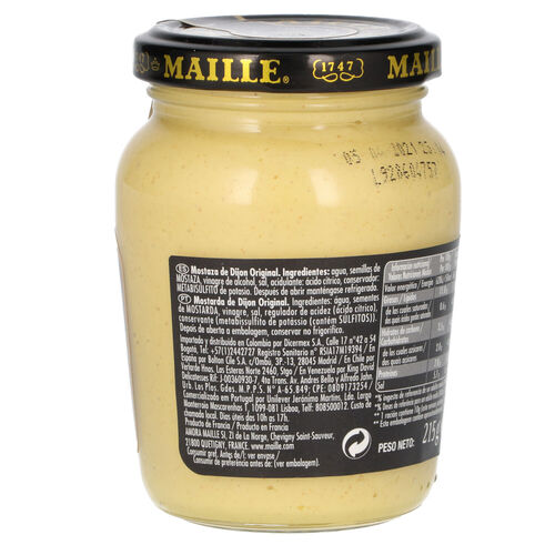 MOSTAZA DIJON MAILLE 215g image number