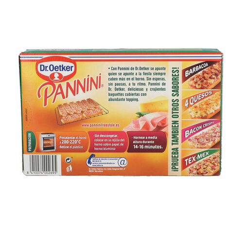 PANNINI de jam&oacute;n y queso DR. OETKER 250g image number