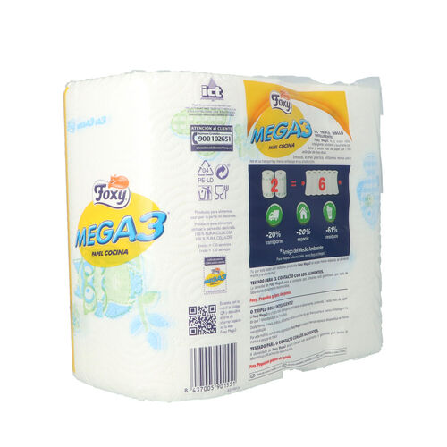 ROLLO COCINA MEGA3 FOXY PAQUETE 2uds image number