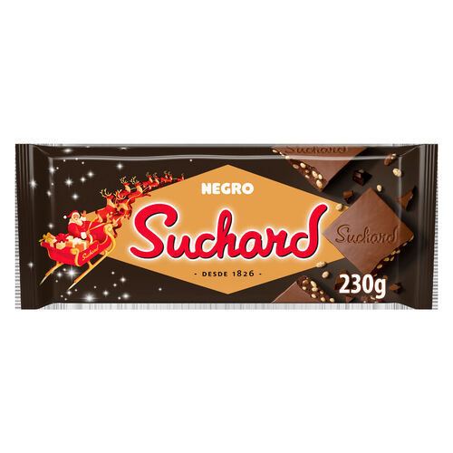 Turr&oacute;n de chocolate negro SUCHARD 230g image number