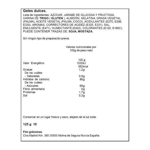 REGALIZ DUPLEX FRESA ALTEZA 125g image number
