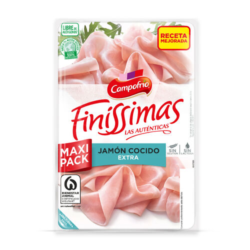 Jamón cocido Extra Finíssimas CAMPOFRÍO 170g image number