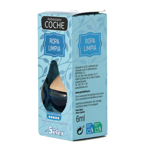 Ambientador para coche con aroma a Ropa Limpia ATMOSPHERE image number