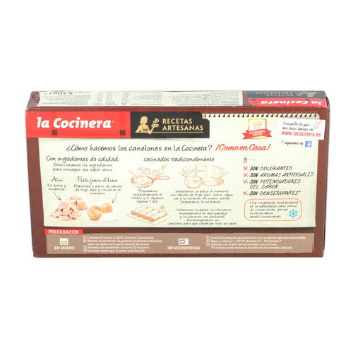 CANELONES DE ATUN COCINERA CONGELADOS 500g image number