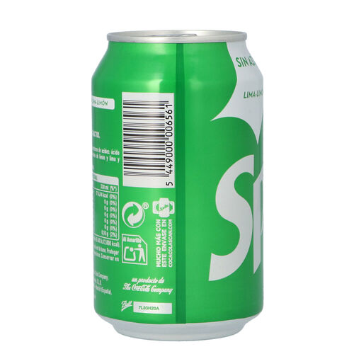 Refresco lima lim&oacute;n SPRITE bajo azucar lata 33cl image number