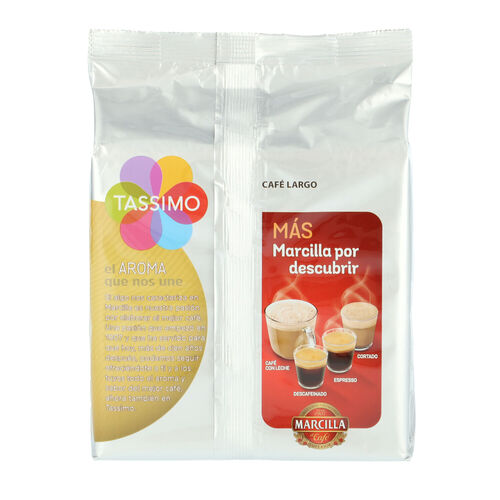 CAFE TASSIMO MARCILLA LARGO 16 CAPSULAS image number