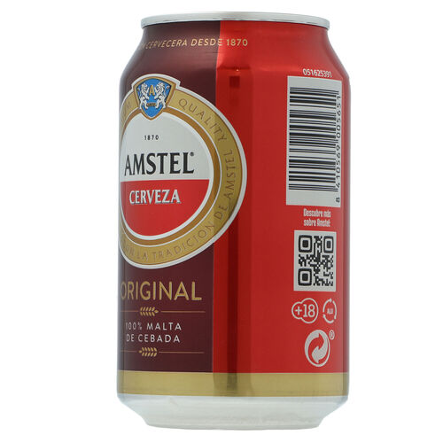 CERVEZA AMSTEL LATA 33cl image number