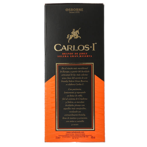 Brandy CARLOS I 70cl image number