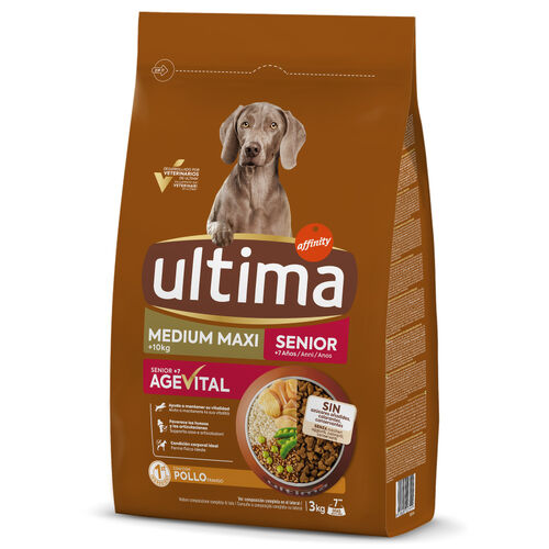Alimento para perro Senior con pollo ULTIMA 3kg image number