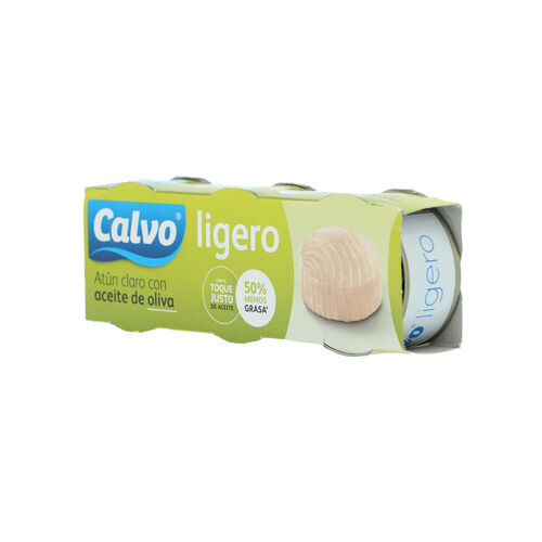ATUN CLARO CALVO LIGERO OLIVA PACK 3x80g image number
