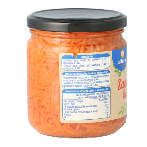 Zanahoria rallada ALTEZA 345g image number