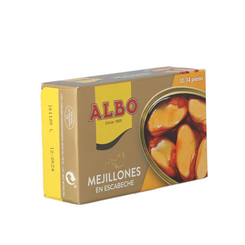 Mejillon ALBO escabeche 9/13p 115g image number