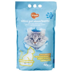 S&iacute;lice gel absorbente lecho higi&eacute;nico para gatos 4L