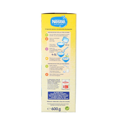 PAPILLA NESTLE CEREAL SIN GLUTEN 240g image number