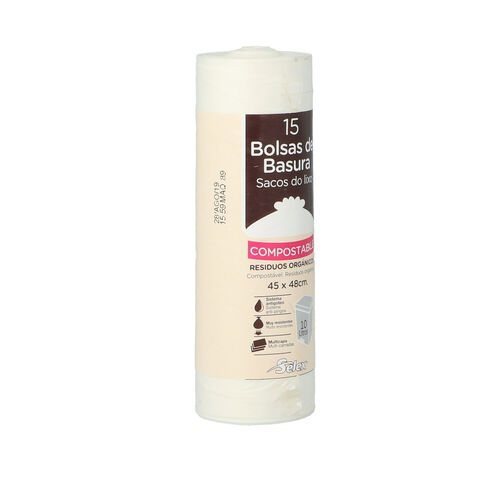 B.BASURA COMPOSTABLE SELEX 10L 15U image number