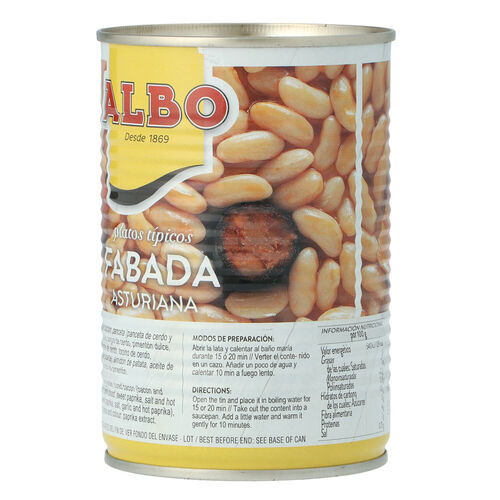 Fabada ASTURIANA ALBO lata 425g image number