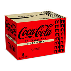 COCA COLA zero zero lata 6x200ml