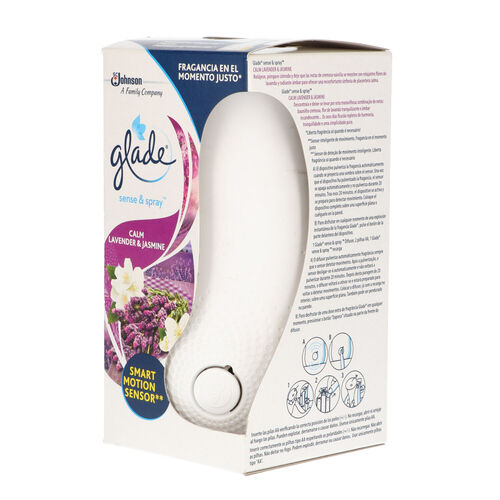 AMBIENTADOR GLADE SENSE&SPRAY LAVANDA APARATO + RECAMBIO image number