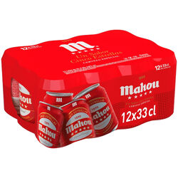CERVEZA MAHOU LATA 33cl PACK 12 LATAS