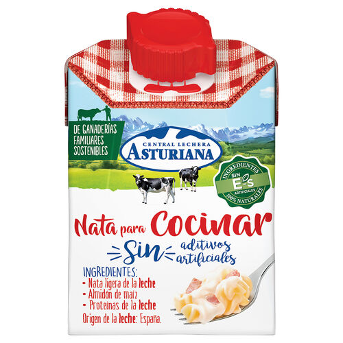 Nata para cocinar Central Lechera ASTURIANA 200ml image number