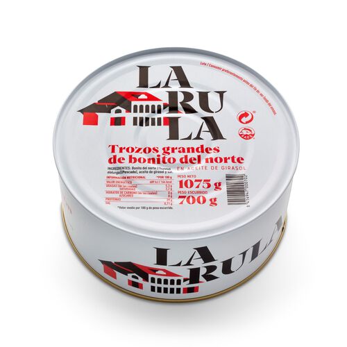 Bonito en trozos LA RULA 1,75kg image number
