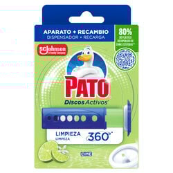 Discos activos baño PATO wc gel lima 6uds