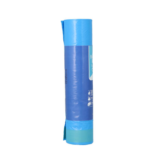 Bolsa de basura Azul autocierre SELEX 30L 15 bolsas image number