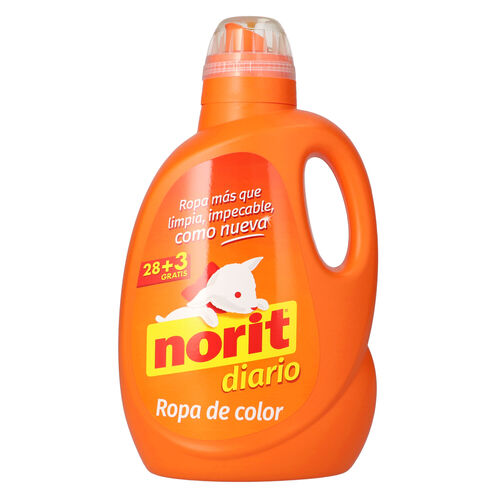 DETERGENTE NORIT COLORES LIQUIDO 28 LAVADOS 1/500L image number